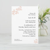 Invitation Curly Q Too (tangerine) 5x7 (Debout devant)