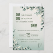 Invitation Custom Baby’s 1st Year Journey Photo Collage (Dos)