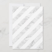 Invitation CUSTOM Bar Mitzvah nom du script d'or SHAUN (Dos)