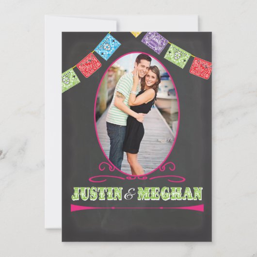 Invitation Custom Chalkboard Mexican Fiesta CONTACT DESIGNER! (Dos)
