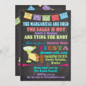 Invitation Custom Chalkboard Mexican Fiesta CONTACT DESIGNER! (Devant / Derrière)