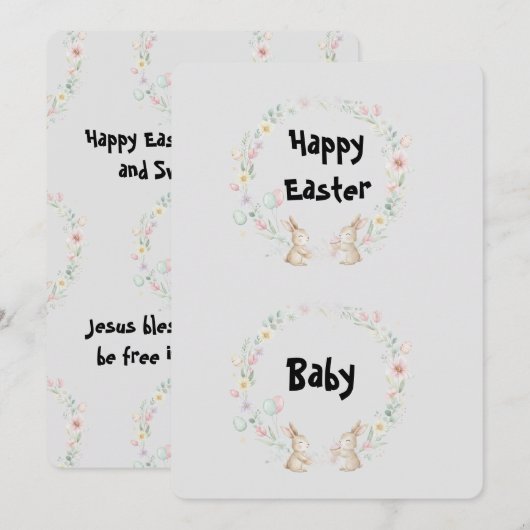 Invitation Custom Flat Photo Greeting Cards (Devant / Derrière)