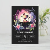 Invitation Custom Jungle Tiger Birthday (Debout devant)