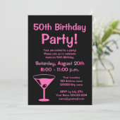 Invitation Custom Keep calm it's a Birthday (Debout devant)