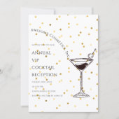 Invitation Custom logo Cocktail Corporate Business Event (Devant)