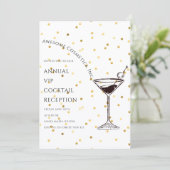 Invitation Custom logo Cocktail Corporate Business Event (Debout devant)