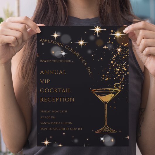 Invitation Custom logo Cocktail Corporate Business Event