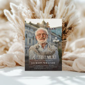 Invitation Custom Photo Retirement Party