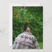 Invitation Custom Photo Royal Blue Quinceañera Invite (Dos)