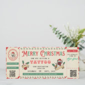 Invitation Custom Tattoo GiftCard Ticket Certificate Voucher (Debout devant)