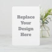 Invitation Custom Wedding Gift – Create Your Own Personalize (Debout devant)