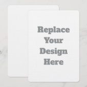 Invitation Custom Wedding Gift – Create Your Own Personalize (Devant / Derrière)