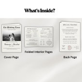 Invitation Custom Wedding Newspaper - Fun Guest Activity Book