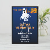 INVITATION CUSTOME HALLOWEEN COSTUME BIRTHDAY PARTY (Debout devant)