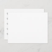 Invitation Customise-Le ! Base Motif solide (Devant / Derrière)