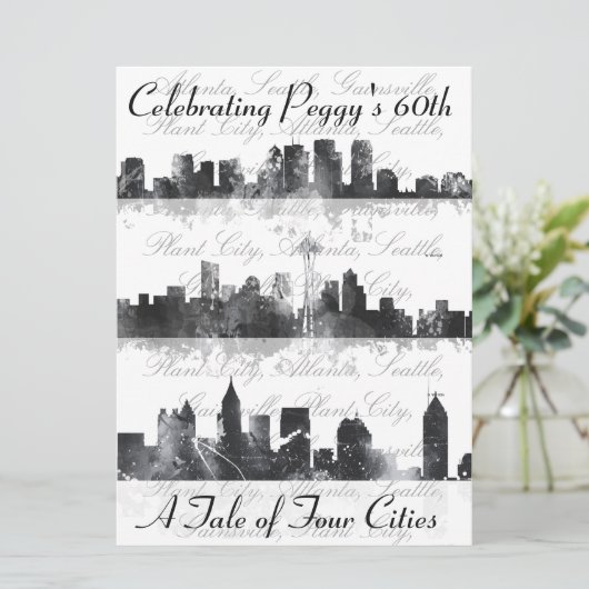 Invitation Customisée (Debout devant)