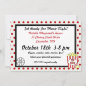 Invitation customisée d'anniversaire de films de (Dos)