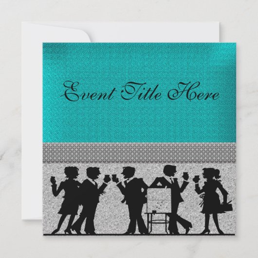 Invitation customisée Festive Party (Devant)