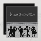 Invitation customisée Festive Party (Devant / Derrière)