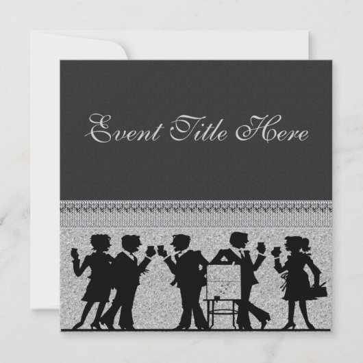 Invitation customisée Festive Party (Devant)