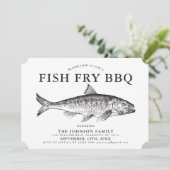 Invitation Customisée pour le poisson minimal de l (Debout devant)