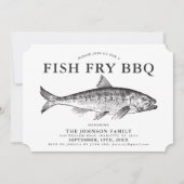 Invitation Customisée pour le poisson minimal de l (Devant)