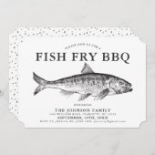 Invitation Customisée pour le poisson minimal de l (Devant / Derrière)