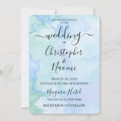 Invitation Customiser cet Arrière - plan d'aquarelle (Devant)