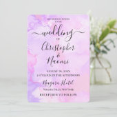 Invitation Customiser cet Arrière - plan d'aquarelle (Debout devant)