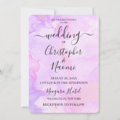 Invitation Customiser cet Arrière - plan d'aquarelle (Devant)