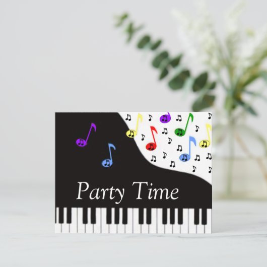 Invitation Customisez TOUTE L'invitation des textes (avant et (Debout devant)