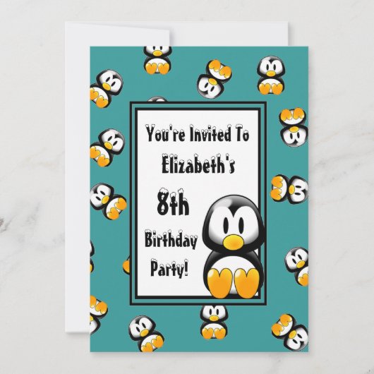 Invitation Customisez votre fête d'anniversaire de thème de (Devant)