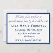 Invitation Customizable Graduation  (Dos)