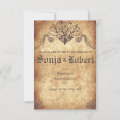 Invitation Customizable Medieval Wedding (Devant)