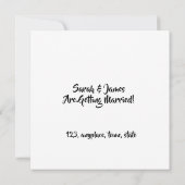 Invitation Customizable Save the Date  Bride groom (Dos)