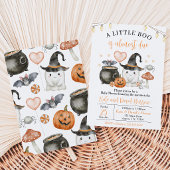 Invitation Cute A Little Boo Baby Shower
