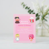 Invitation Cute Alice au pays des merveilles Filles Fête d'an (Debout devant)