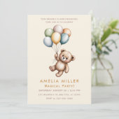 Invitation Cute Animal Theme Party (Debout devant)