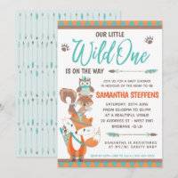 Cute Animaux Totem Wild Un Baby shower