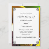 Invitation Cute Anime Couple Mariage (Dos)