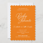 Invitation Cute Aquarelle Bébé Dragon Baby shower Halloween (Dos)