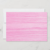 Invitation Cute Aquarelle Bébé Ours Fille Baby shower (Dos)