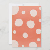 Invitation Cute Aquarelle Champignons Anniversaire de enfant (Dos)