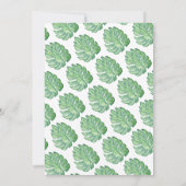 Invitation Cute Aquarelle Dino Mountain Dinosaur Anniversaire (Dos)