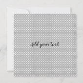 Invitation Cute aquarelle Husky être forte calligraphie (Dos)