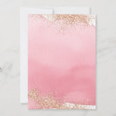 Invitation Cute aquarelle Kitty Chat Baby shower de manteau d (Dos)