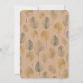 Invitation Cute aquarelle Koala Oear Baby shower (Dos)