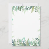 Invitation Cute Aquarelle Wild One Baby shower Cheetah (Dos)