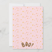 Invitation Cute Arch rose Éffrayant Un 1er anniversaire d'Hal (Dos)