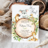 Invitation Cute Australian Animaux Koala Baby shower Neutre